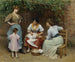 Plumer l'oie - Eugen von Blaas — Ansicht des Kunstwerks