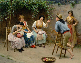 Eugen von Blaas - Plauderei.webp