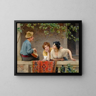 Eugen von Blaas - The Mandolinist.webp