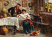 La chiacchiera - Eugenio Zampighi — artwork view