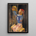 The Young Drinker - Eugeniusz Zak — framed artwork on a wall