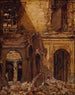 Ruins of the Tuileries after the 1871 fire - Eugène Bellangé — artwork view
