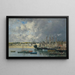 Bateaux ancrés dans le port de Portrieux - Eugène Boudin — quadro incorniciato alla parete