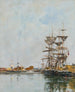 Deauville Le Bassin - Eugène Boudin — vista dell’opera