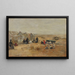 Deauville Scène de plage - Eugène Boudin — quadro incorniciato alla parete