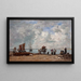 Fischerfrauen am Meer - Eugène Boudin — gerahmtes Bild an der Wand