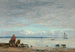 Honfleur, pescatori sulla spiaggia - Eugène Boudin — vista dell’opera