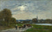 Hôpital-Camfrout Village et estuaire - Eugène Boudin — vista dell’opera