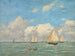 La Sortie des barques à Trouville - Eugène Boudin — Ansicht des Kunstwerks