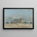 Paesaggio - Eugène Boudin — quadro incorniciato alla parete