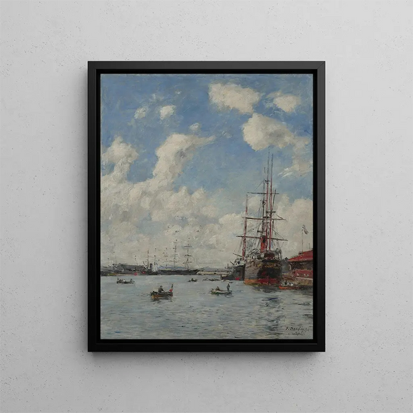 Eugne Boudin - Le Havre le bassin de lEure.webp
