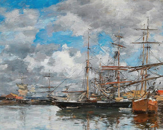 Eugne Boudin - Le bassin de Deauville.webp