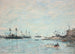 L'escadre devant Villefranche - Eugène Boudin — vista dell’opera