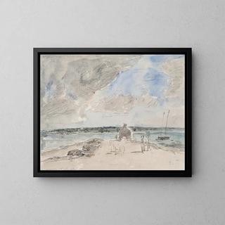 Eugne Boudin - Plougastel le passage  lembouchure de la rivire de Landerneau.webp