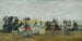 Scène di spiaggia a Trouville - Eugène Boudin — vista dell’opera
