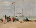 am Strand von Trouville - Eugène Boudin — Ansicht des Kunstwerks
