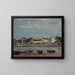 Le Port de Trouville - Eugène Boudin — gerahmtes Bild an der Wand