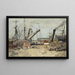 I pescherecci - Eugène Boudin — quadro incorniciato alla parete