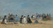 Trouville, Strandszene - Eugène Boudin — Ansicht des Kunstwerks