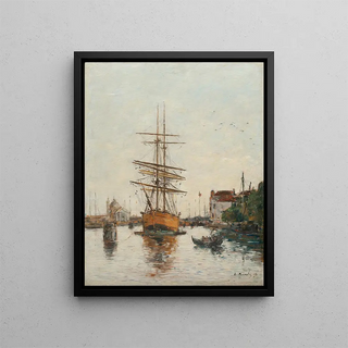 Eugne Boudin - Venise Le Quai de la Giudecca.webp