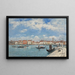 Venezia vista da San Giorgio - Eugène Boudin — quadro incorniciato alla parete