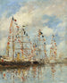 Yacht Basin at Trouville-Deauville - Eugène Boudin — vista dell’opera
