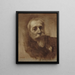 Ritratto di Anatole France 1844-1924 scrittore - Eugène Carrière — quadro incorniciato alla parete