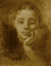 Kopf einer Frau - Eugène Carrière — Ansicht des Kunstwerks
