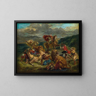 Eugne Delacroix - Lion Hunt.webp