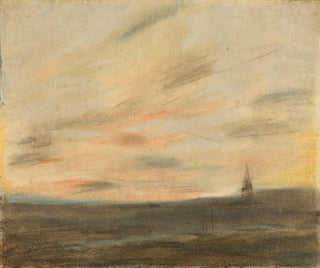 Eugne Delacroix - Study Of The Frpillon Sky.webp
