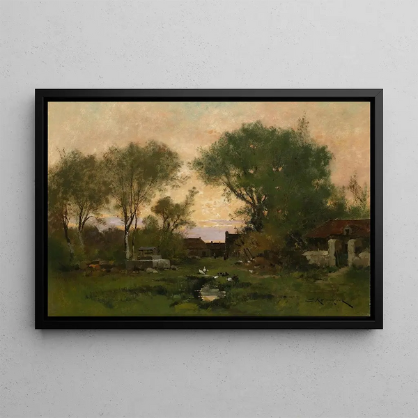 Eugne GalienLaloue - Abendstimmung.webp