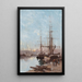 Scène de port - Eugène Galien-Laloue — quadro incorniciato alla parete