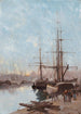 Scène de port - Eugène Galien-Laloue — vista dell’opera