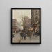 La Porte Saint-Denis Parigi - Eugène Galien-Laloue — quadro incorniciato alla parete
