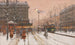 Le Grand Boulevard sous la neige - Eugène Galien-Laloue — vista dell’opera