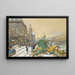 Le Quai aux Fleurs et la Conciergerie - Eugène Galien-Laloue — quadro incorniciato alla parete