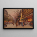Les Grands Boulevards vicino al teatro delle Variétés - Eugène Galien-Laloue — quadro incorniciato alla parete