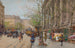 Mercato dei Fiori, Place de la Madeleine - Eugène Galien-Laloue — vista dell’opera