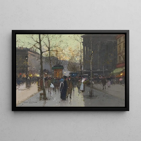 Eugne GalienLaloue - March de Fleurs la Madeleine.webp
