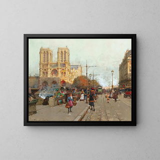 Eugne GalienLaloue - Notre Dame De Paris Vue Du Quai De Montebello.webp