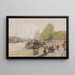 Quai de Passy - Eugène Galien-Laloue — gerahmtes Bild an der Wand