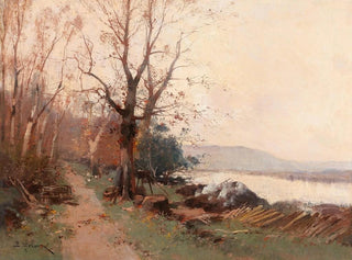 Eugne GalienLaloue - River Landscape.webp
