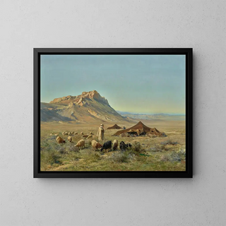 Eugne Girardet - A Bedouin Encampment.webp