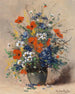 Summer Bouquet Painting - Eugène Henri Cauchois — artwork view