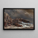 Tempête approchante - Eugène Isabey — quadro incorniciato alla parete