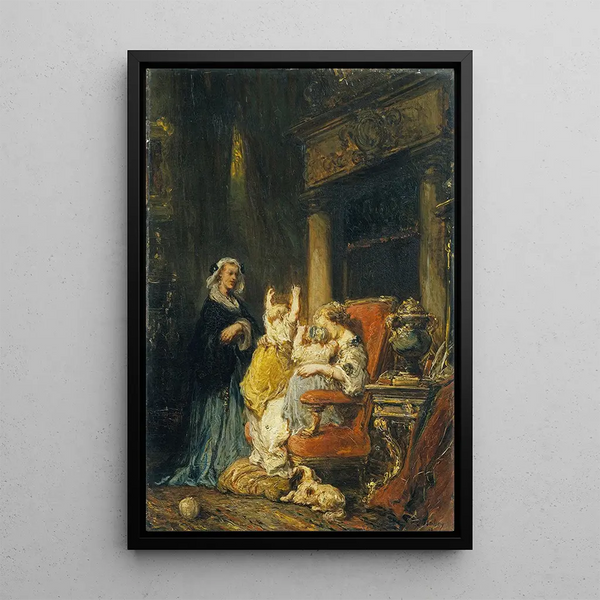 Eugne Isabey - The Young Mother.webp