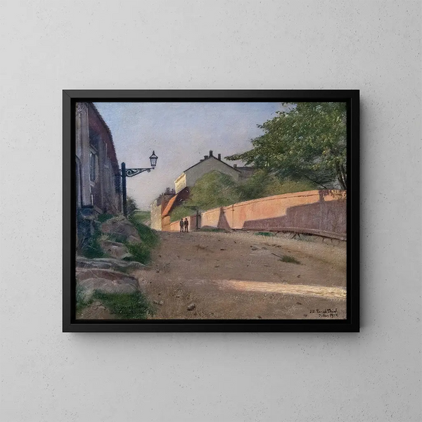 Dbelnsgatan - Eugène Jansson — gerahmtes Bild an der Wand