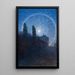 Moon Halo Painting - Eugène Jansson — framed artwork on a wall