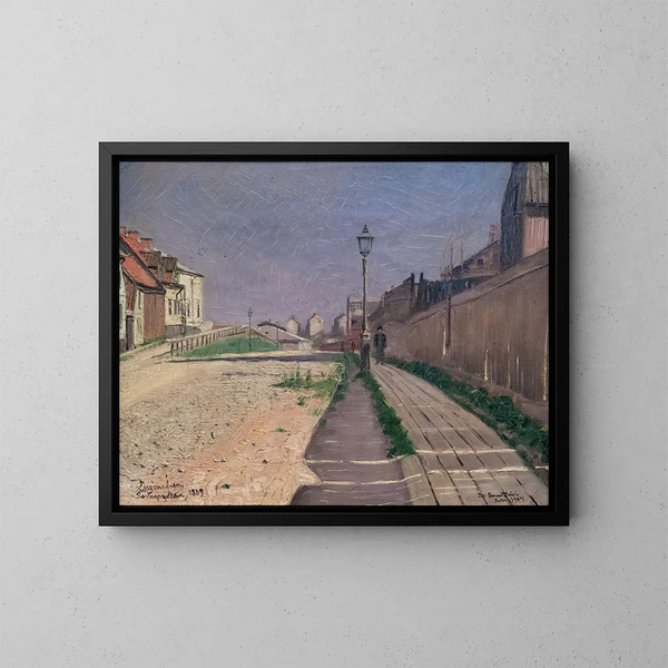 Rue Roslagsgatan - Eugène Jansson — gerahmtes Bild an der Wand