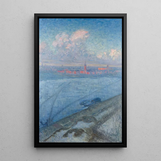 Eugne Jansson - The City at Sunset.webp